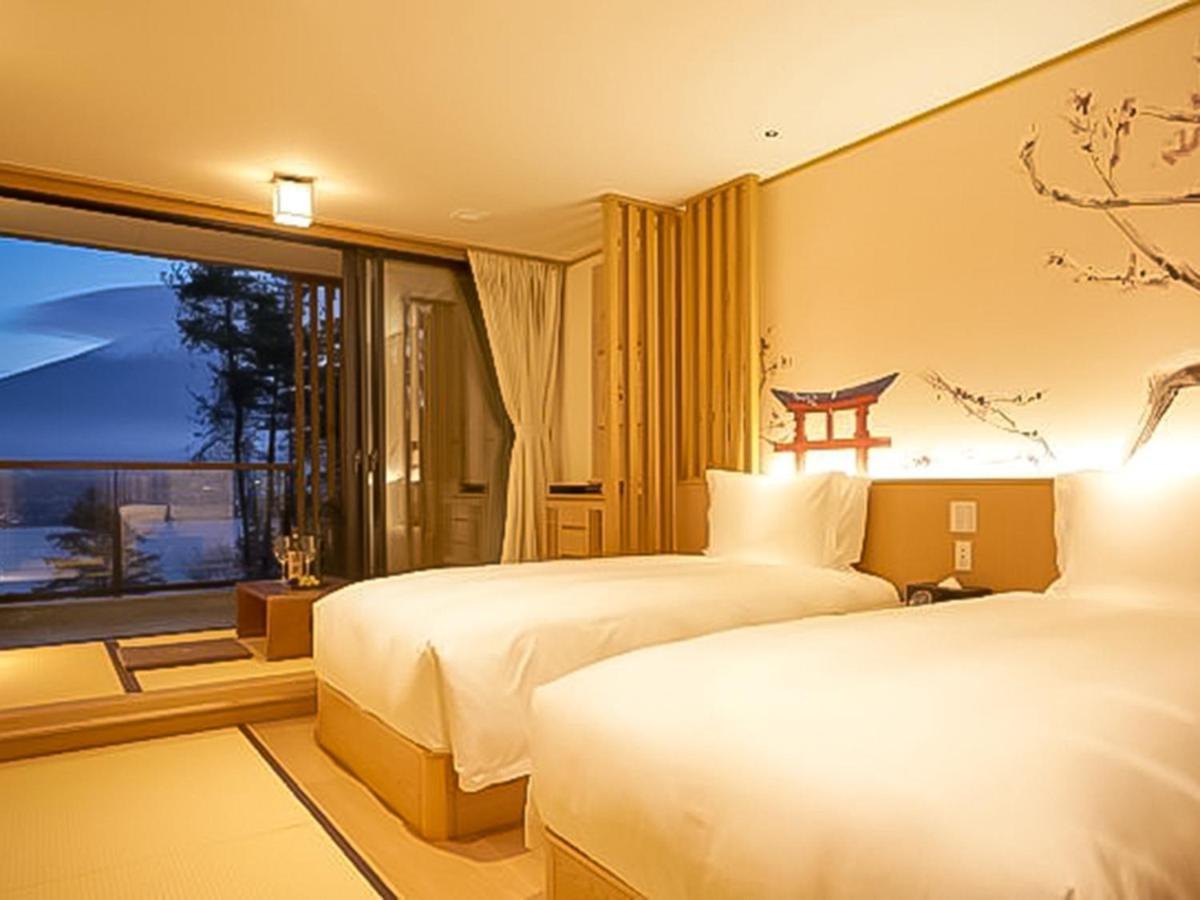 Kumonoue Fuji Hotel Deluxe Room - Mt Fuji View With Open-Air Bath 富士河口湖町 エクステリア 写真