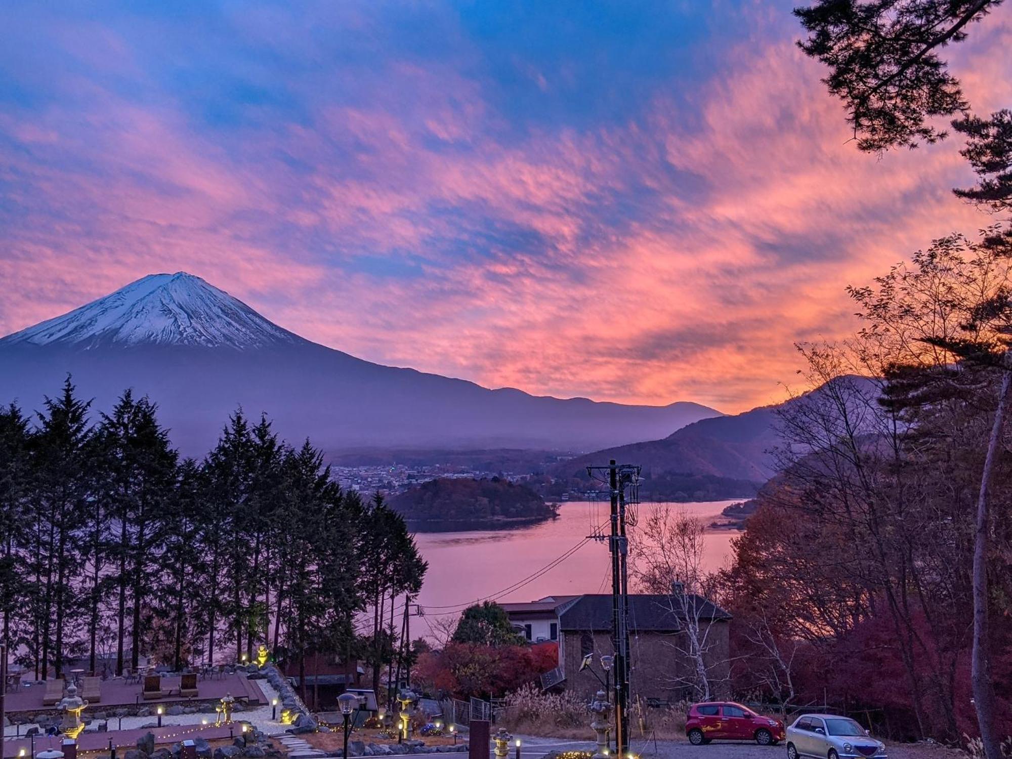 Kumonoue Fuji Hotel Deluxe Room - Mt Fuji View With Open-Air Bath 富士河口湖町 エクステリア 写真